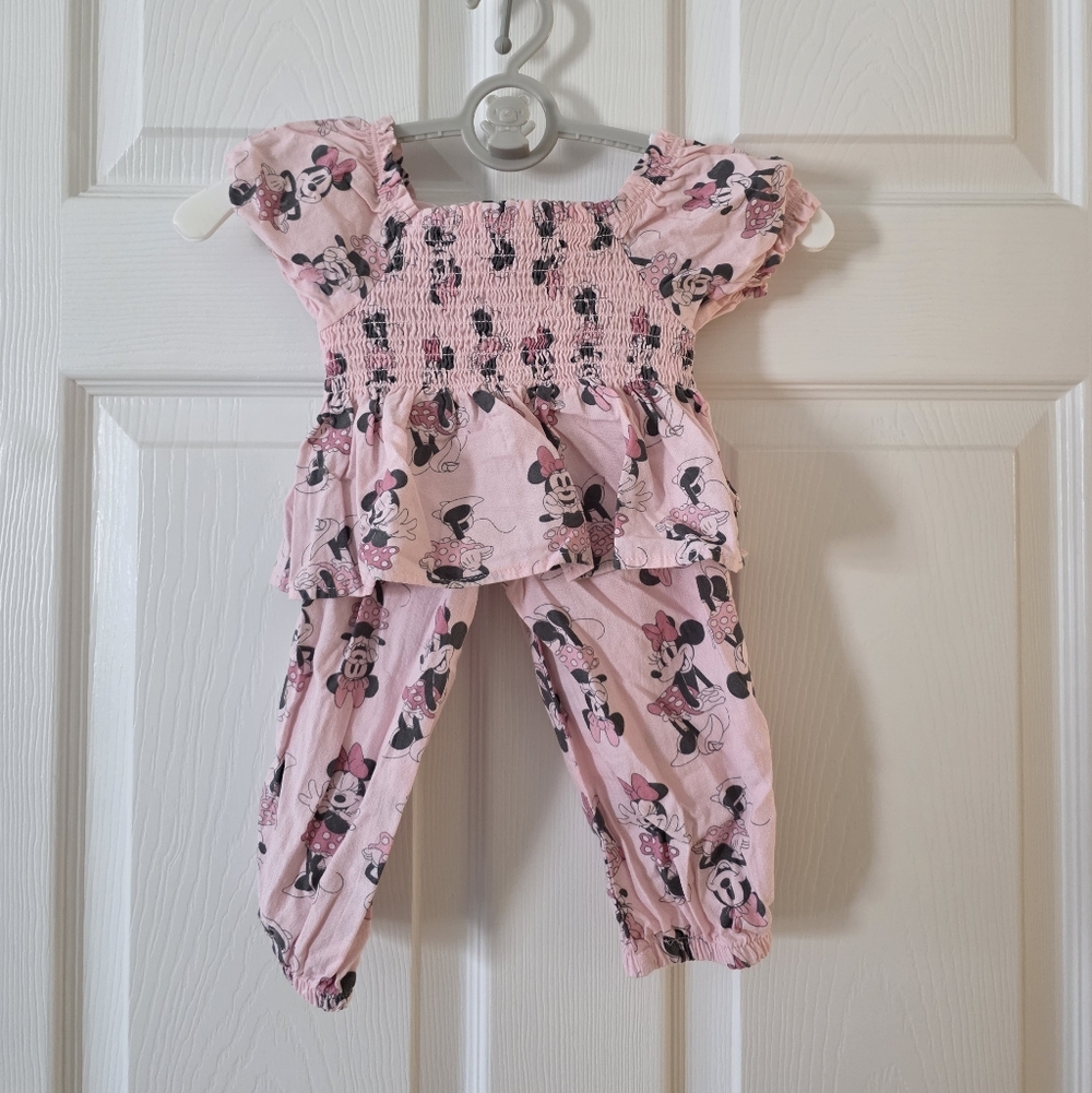 Disney Pink Minnie Mouse Kids Blouse